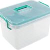 Waikhomes Plastic Divided First Aid Storage Box Kit Portable Handled.jpg