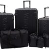 Wrangler Venture Luggage And Travel Black 7 Piece Set.jpg