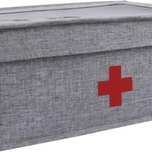 Xbopetda First Aid Medicine Box Linen First Aid Kit Supplies.jpg