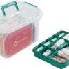 Xyskin Clear First Aid Box Organizer With Compartments Plastic Handle.jpg