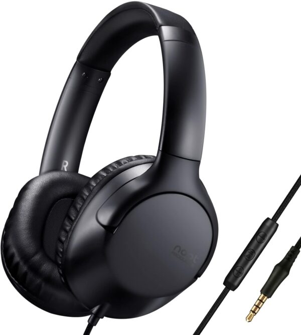 Noot Products A319 Over Ear Wired Headphones With Volume Control.jpg