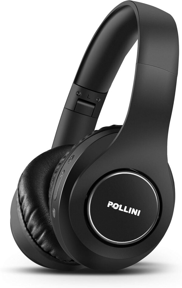 Pollini Bluetooth Headphones Wireless 40h Playtime Foldable Over Ear Headphones.jpg