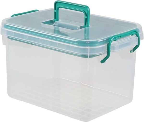 1 Pack Clear Plastic Family First Aid Box Emergency Medicine.jpg