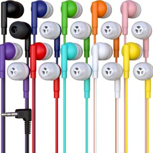 10 Pack Multi Color Kids Wired Earbud Headphones Individually Bagged.jpg