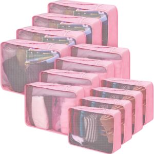 12 Pcs Packing Cubes For Suitcase Travel Luggage Bags Bulk.jpg