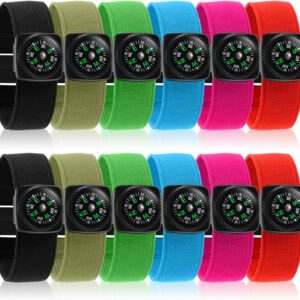 12 Pcs Wrist Compass Bracelet Compass Military Compass For Kids.jpg