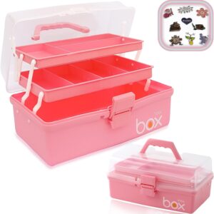 12 Three Layer Folding Storage Box Art Crafts Caseorganization Portable Handled.jpg