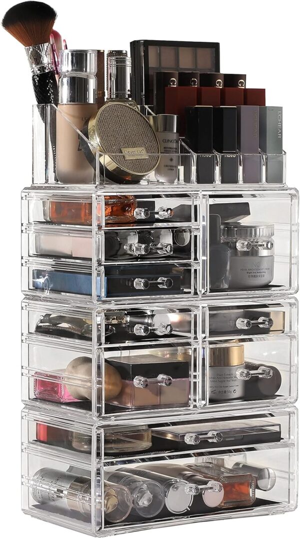 1718242573 Cq Acrylic Makeup Organizer Skin Care Large Clear Cosmetic Display.jpg