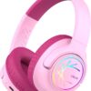 1719076015 Iclever Kids Bluetooth Headphones With Led Lights Bth18 Safe Volume.jpg