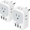 2 Pack European Travel Plug Adapter Usb C Tessan Us.jpg