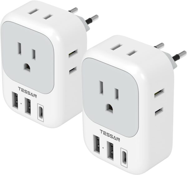 2 Pack European Travel Plug Adapter Usb C Tessan Us.jpg