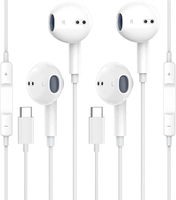 2 Pack Usb C Headphones For Iphone 15 Type C Earbuds.jpg