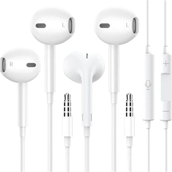 2 Pack Wired Earbuds For Headphones With 35mm Plug Earphones.jpg