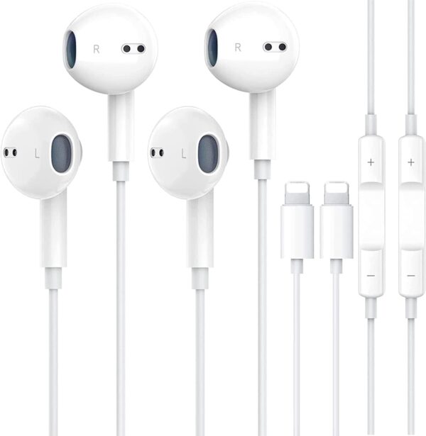 2 Pack Wired Headphones For Iphone 14 Pro Earbuds With Lighing.jpg