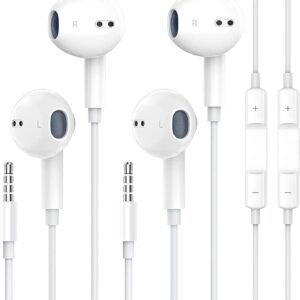 2 Pack For Iphone Earbuds Wired Headphones Earphones With 35mm.jpg