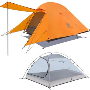 2 Person Camping Tent With 3 Aluminum Alloy Poles 4.jpg