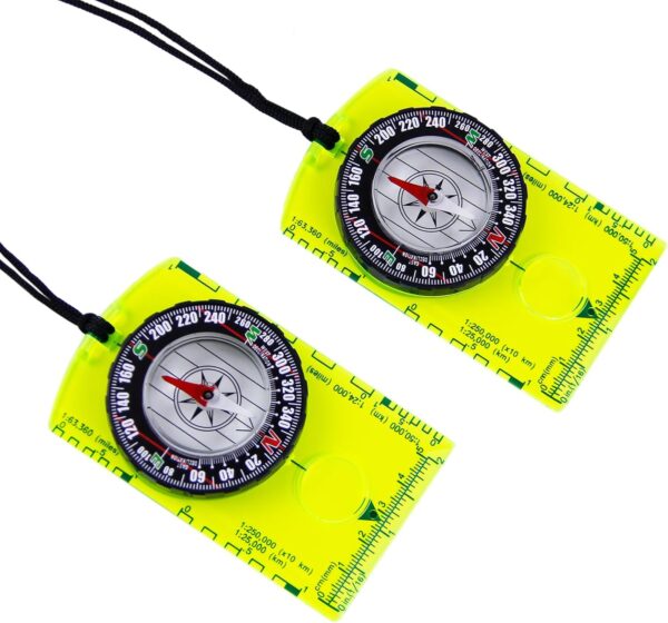 2 Pieces Orienteering Compass Superior Hiking Survival Compass For Kids.jpg