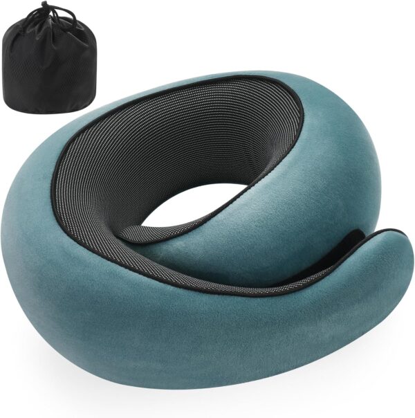 2024 New Memory Foam Travel Neck Pillow For Airplanes，ultimate Comfort.jpg