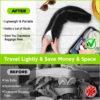 2pcs Stuffable Travel Pillow Stuffable Neck Pillow For Travel Soft Velvet Stuffable.jpg