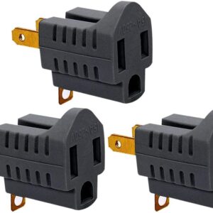 3 Pack 3 Prong To 2 Prong Adapter Grounding Converter Polarized 3.jpg