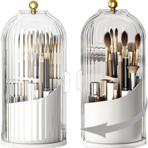 360° Rotating Makeup Brush Holder With Lid Rotatable Lipstick Organizer.jpg