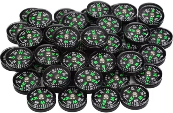 50 Pieces Mini Compass Small Button For Kids 20mm Bulk.jpg