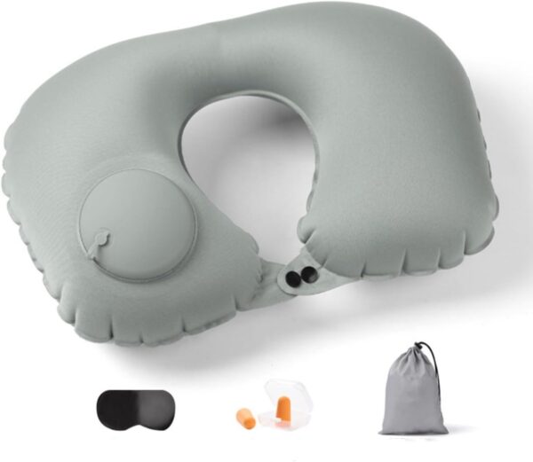 Adjustable Inflatable Neck Pillow Inflatable Travel Pillowportable Inflatable Pillow U Shaped.jpg