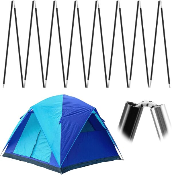 Aluminum Tent Poles Replacement Pre Assembled Tent Poles Fits Both.jpg