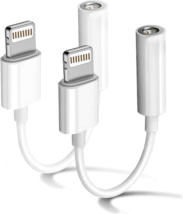 Apple Mfi Certified 2 Pack Headphone Adapter For Iphone Connects.jpg