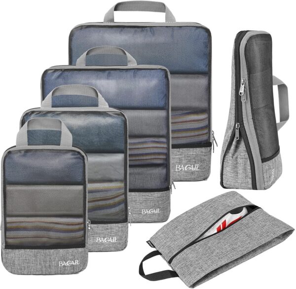 Bagail 4 Set6 Set Mesh Compression Packing Cubes For Travel.jpg