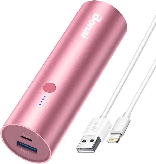 Bonai Portable Charge Power Bank 5000mah Cylindrical Ultra Compact External Backup.jpg