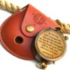 Be Strong And Courageous Joshua 19 Brass Compass With Wooden.jpg