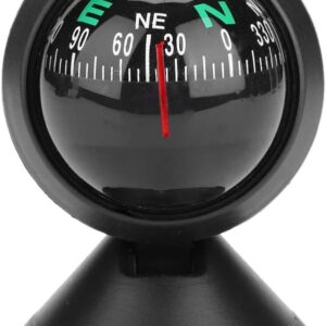 Black Adjustable Ball Night Vision Compass Boat Compass Dash Mount.jpg