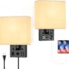 Black Wall Sconces Set Of Two Bedside Wall Lights For.jpg