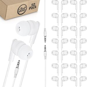 Bulk Earbuds 50 Pack Basic Ear Bud Pearl White.jpg