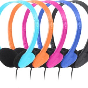 Cn Outlet Kids Headphones For Classroom In Bulk Multi Colored 5.jpg