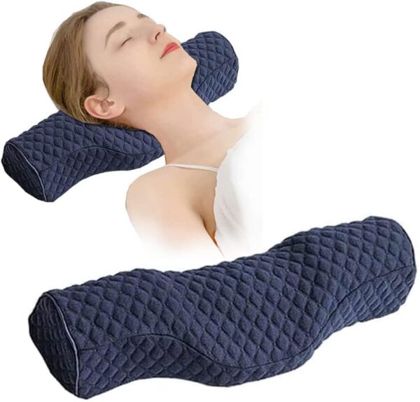 Cervical Neck Pillow For Pain Relief Sleeping Neck Roll Pillow.jpg