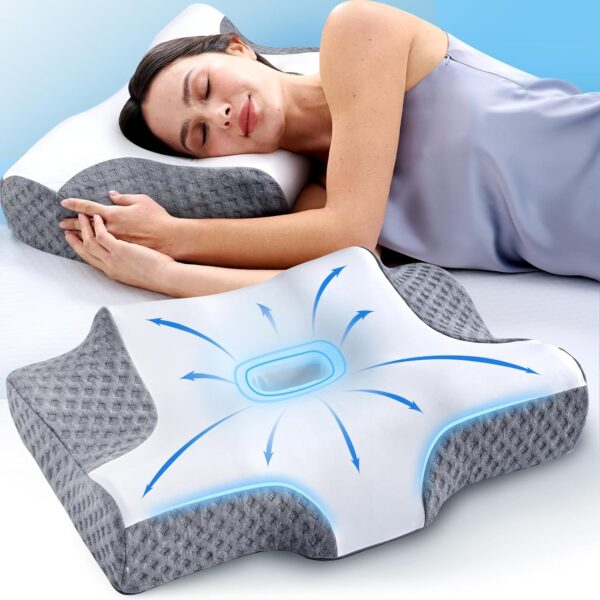 Cervical Neck Pillow For Pain Relief With 4x Traction Adjustable.jpg