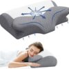 Cervical Neck Pillowergonomic Memory Foam Orthopedic Cervical Pillow With Cooling.jpg