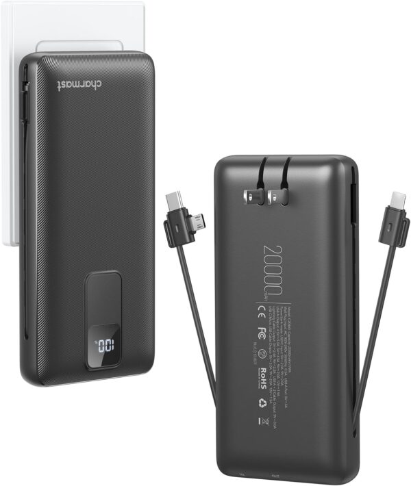 Charmast Portable Charger With Built In Cables And Wall Plug 20000mah.jpg