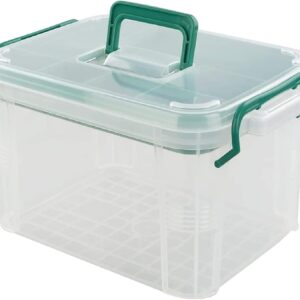 Clear Plastic First Aid Kit Box Household Medicine Storage Box.jpg