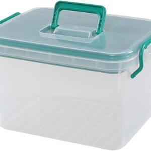 Clear Plastic Medicine First Aid Storage Box Family Emergency Kit.jpg