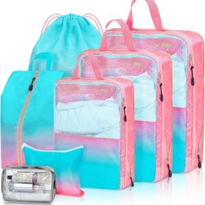 Compression Packing Cubes 7 Set Packing Cubes For Suitcases Travel.jpg