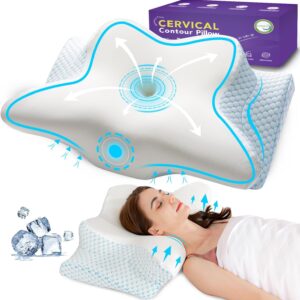 Cooling Cervical Pillow For Neck Pain Relief Contour Memory Foam.jpg