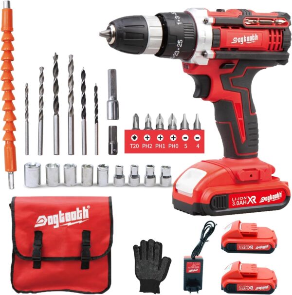 Dogtooth 21v Max Cordless Drill Driver With 2 Lithium Batteries.jpg