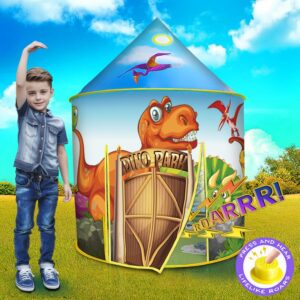 Dinosaur Explorer Discovery Tent For Kids With Roar Realistic Sound.jpg