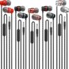 Earbuds Wired With Microphone 5 Pack In Ear Headphones With Heavy.jpg