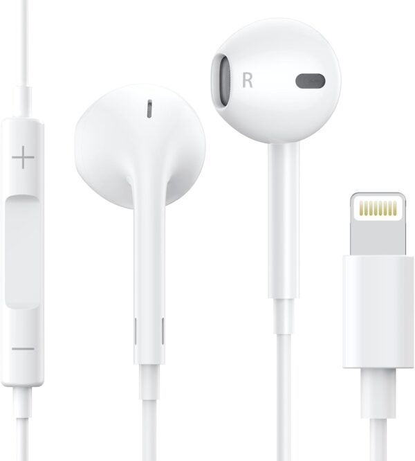 Earbuds For Iphone Headphones Wirediphone Earphones With Lightning Connectorapple Mfi.jpg