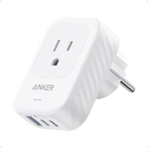 European Travel Plug Adapter Anker 15w Usb C Power Plug Fits.jpg