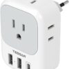 European Travel Plug Adapter Usb C Tessan International Plug Adapter.jpg